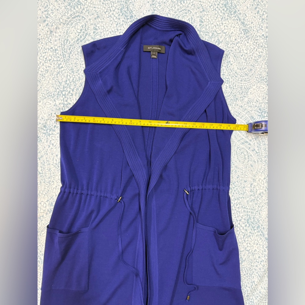 St. John Royal Blue cardigans - Picture 6 of 10